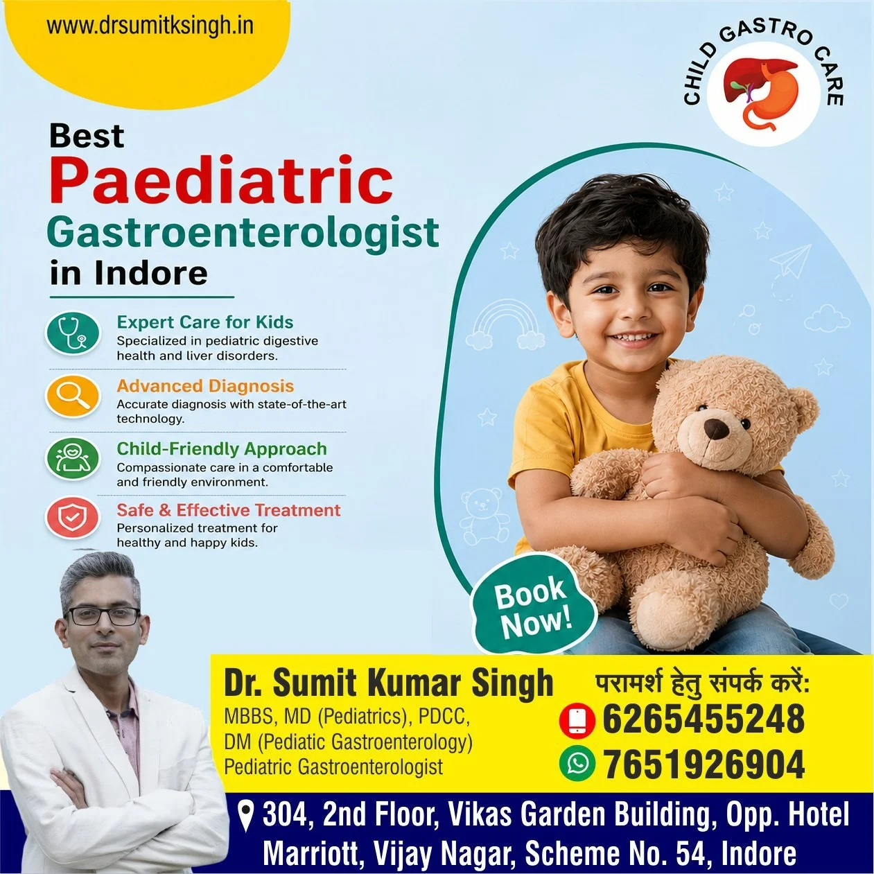 Pediatric Gastroenterologist in Indore